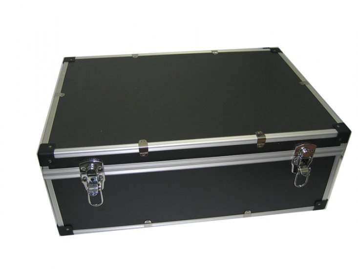 Easy-Stor CD DVD Aluminum Storage Case Black Free Shipping - Click Image to Close