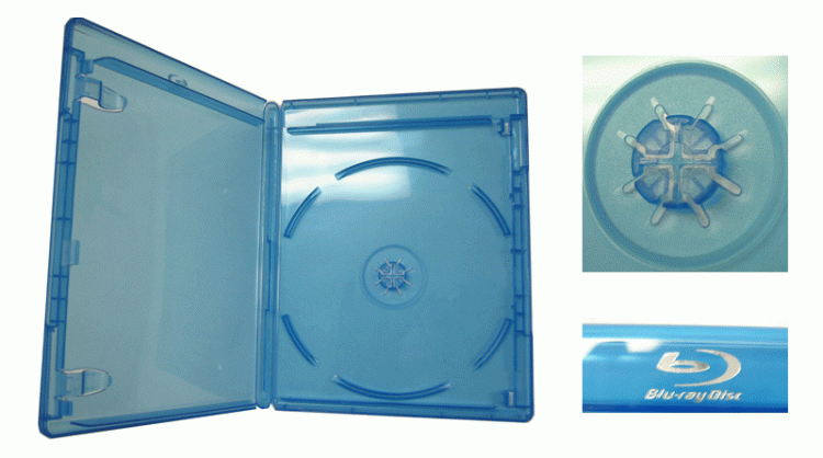 12.5mm Standard Blu-ray Single Case Holds 1 Disc VIVA ELITE Brand High Quality - Click Image to Close
