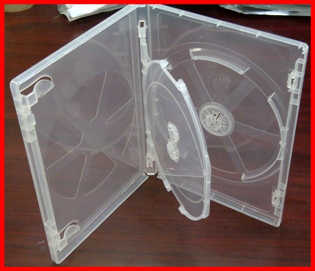 14mm Viva Premium Super Clear Triple 3 Discs DVD Case - Click Image to Close