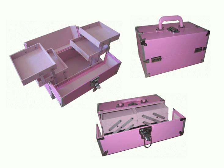 Stylish Make Up Case Pink Free Shipping - Click Image to Close