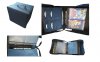 MegaDisc 240 DVD Album Black Nylon Fabric with Removable Sleeves Hold 120 Titles Free Shipping