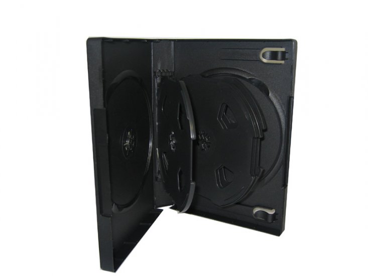27mm MULTI DVD CASE Black (hold 10 Discs) Quality Guarantee - Click Image to Close