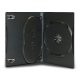 14MM DVD CASE 3-IN-1 WITH TRAY BLACK 20pcs/pack