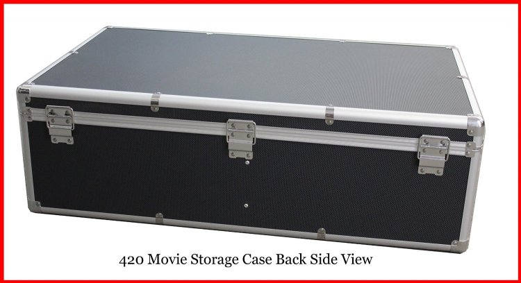 New MegaDisc Aluminum 840 Discs Movie Storage case DVD Blu-Ray Mess Free Black w Sleeves Free Shipping - Click Image to Close