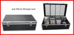New MegaDisc Aluminum 840 Discs Movie Storage case DVD Blu-Ray Mess Free Black w Sleeves Free Shipping