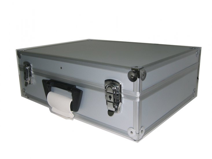 Silver Aluminum Tool Case Free Shipping - Click Image to Close