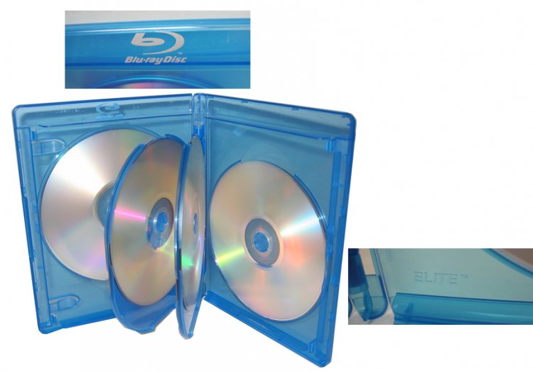 BLU-RAY MULTI CASE (HOLDS 6 DISCS) VIVA ELITE Free Shipping - Click Image to Close