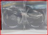 100 Pk 14mm DVD Case Double Super Clear Dual 2 Discs Holder Box Premium