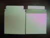 100 Pk White cardboard 5 1/4 x 5 1/4 CD DVD Disk Mailers with Self Adhesive Free Shipping