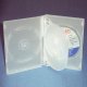 27mm DVD Case 4-in-1 Translucent White 20 Pack