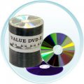 Taiyo Yuden DVD-R 16x 4.7GB Silver Shiny ValueLine 100 OPP Wrapper