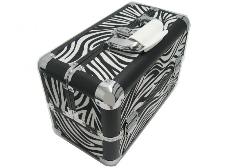 Zebra Makeup Train Case Free Shipping - Click Image to Close