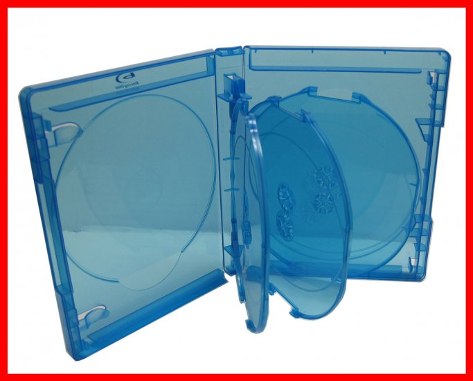 2 Pack 25mm BLU-RAY MULTI CASE (HOLDS 7 DISCS) VIVA ELITE 7 Tray FREE SHIPPING - Click Image to Close