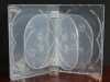 Crystal Clear Multi Ten Tray DVD Case Box 33mm 10 Discs Holder W Flap Premium Quality