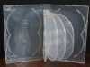 Crystal Clear Multi Twelve Tray DVD Case Box 33mm 12 Discs Holder W Flap Premium Quality