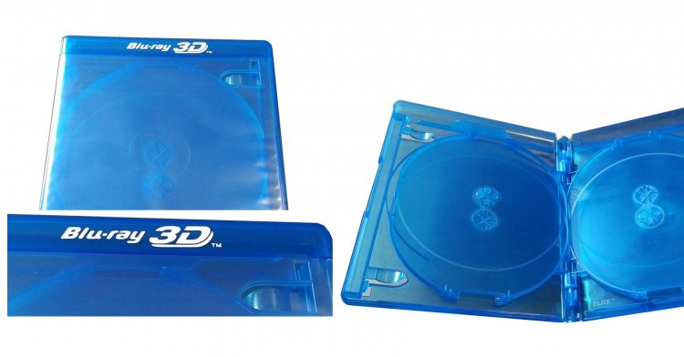 NEW! 2 Pk VIVA ELITE Blu-Ray 3D Replace Case Hold 5 Discs (5 Tray) 15mm Holder Free Shipping - Click Image to Close