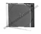 5.2mm Slim CD Jewel Case Single disc Black Tray 50 Pcs Pack Free Shipping