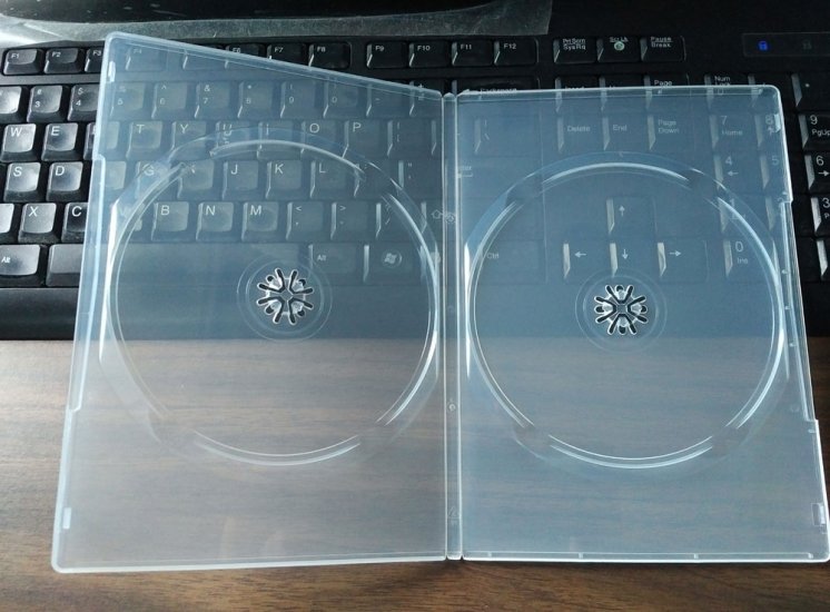 MegaDisc Premium 7mm DVD Case Double Super Clear 25 Pk Free Shipping - Click Image to Close