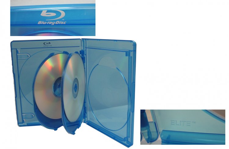 BLU-RAY MULTI CASE (HOLDS 4 DISCS) VIVA ELITE Free Shipping - Click Image to Close