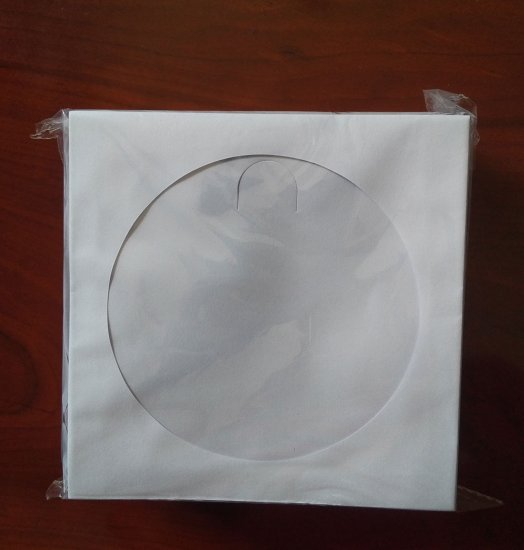 CD/DVD Paper Sleeves White - Click Image to Close
