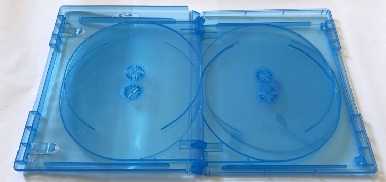 New 2 Pk MegaDisc Blu-Ray Multi 5 Discs case 15 mm Tray Storage Box High Quality Free Shipping - Click Image to Close