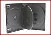 27mm Full Size 8 Tray Multi DVD Case Black Eight Discs Holder Box