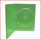 20 Pk New 14mm Standard Size XBOX 360 Transparent Green Cases Single DVD CD Disc Holder