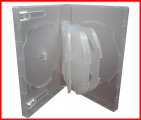 27mm MULTI DVD CASE Frosty Clear (hold 10 Discs) 20 Pk