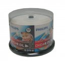 Philips 8x DVD+R Double Layer White Inkjet Printable 8.5GB 50 CB