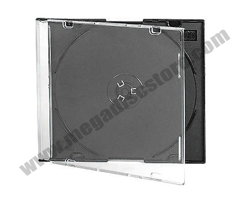 5.2mm Slim CD Jewel Case Single disc Black Tray 50 Pcs Pack Free Shipping - Click Image to Close