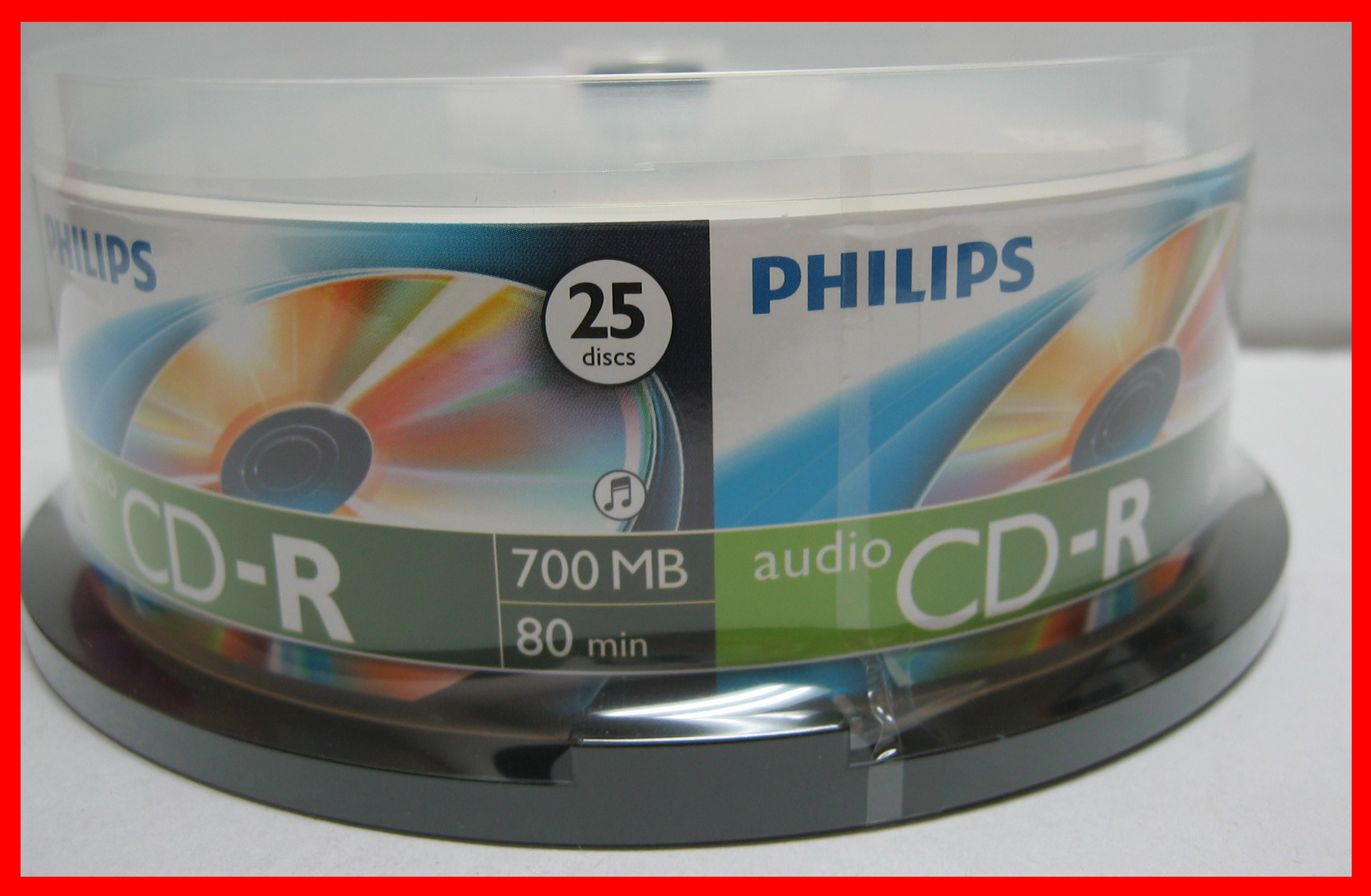 25 Philips Digital Audio CD-R DA Music Recordable Blank CD-R - Click Image to Close