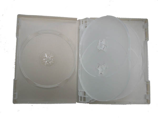 27MM DVD CASE 6-IN-1 SEMI-CLEAR 10pcs/pack - Click Image to Close