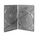 7mm Slim Line 2 Discs Holder DVD Case Double Black 100 Pk