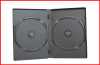 New 100 Pk Premium Black 2 Discs CD DVD Storage Case 14mm Dual Box Holder Standard Size Double Machinable Free Shipping