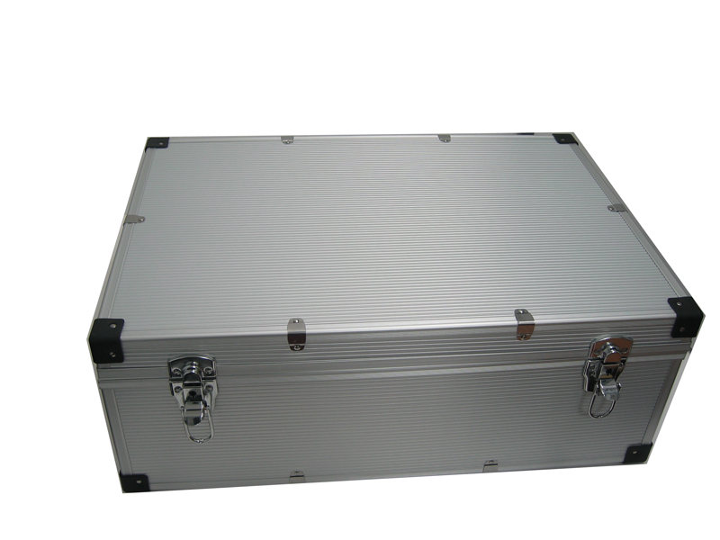 Easy-Stor CD DVD Aluminum Storage Case Silver Free Shipping - Click Image to Close