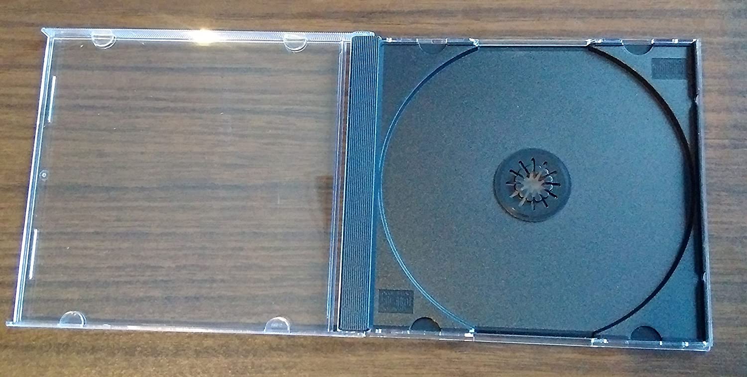 New MegaDisc 10.4 mm Standard CD Jewel Case Single Black Tray 10 Pcs Pack Free Shipping - Click Image to Close