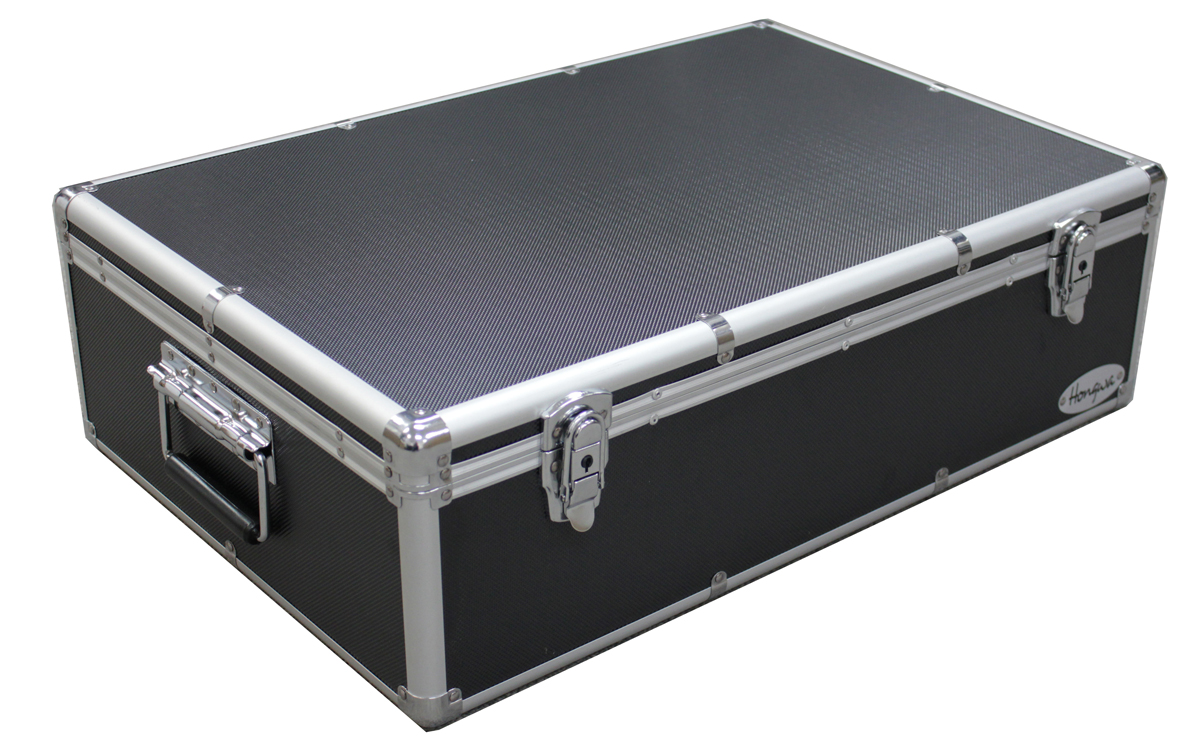 1000 CD/DVD PREMIUM ALUMINUM CASE BLACK - Click Image to Close