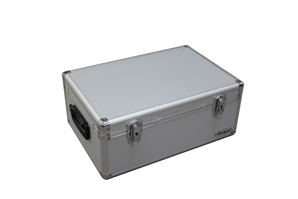 New MegaDisc 510 CD DVD Premium Aluminum Storage Case Silver Free Shipping - Click Image to Close