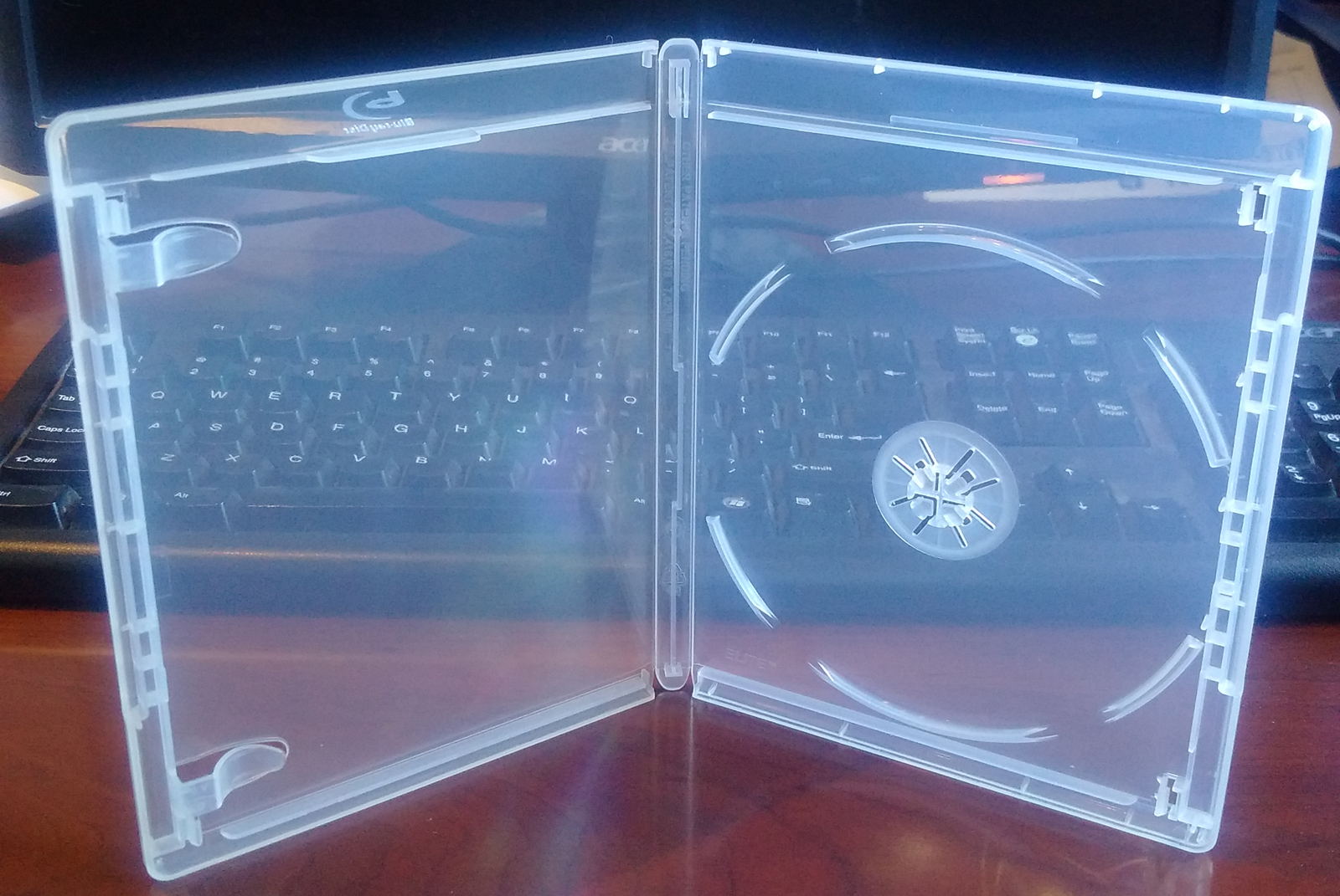 New 12.5 mm Clear Viva Elite Blu-ray Single Disc Case Standard Size Hold 1 Disc - Click Image to Close
