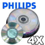 Philips Mini-DVD-R 4x 1.46GB 10 Pack - Click Image to Close