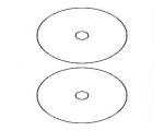 Full Face CD/DVD Label Small Holes