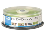 HP 4X DVD+RW 25Pcs/Cake Box