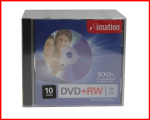10 Imation 8X DVD+RW ReWritable Blank Disc Storage Media 4.7GB With Jewel Case 10 Imation 8X DVD+RW ReWritable Blank Disc Storage Media 4.7GB With Jewel Case