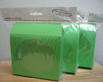 1000 Green Paper CD DVD Disc Sleeves Window Flap Envelope 120g