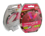 Memorex CD-R Media 20 Pack Bubble Gum Pink Retail Packing