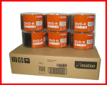 300 DVDs Imation DVD-R Silver Logo16x 4.7GB 50 Pk Clear Wrap