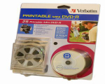 Verbatim 4x Mini DVD-R Inkjet Printable 25-Pcs & 2x DVD-RW 3-PCS