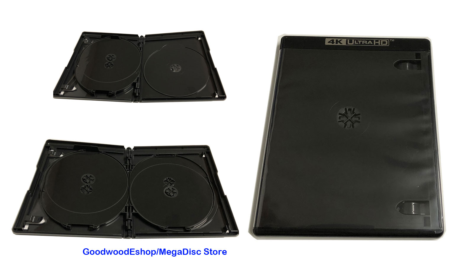 New Official Viva Elite 6 Discs 4K UHD Replacement Case Black 15mm (Pack of 1) [Free Shipping] - Click Image to Close