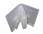 27MM DVD CASE 8-IN-1 SEMI-CLEAR 20Pcs/Pack